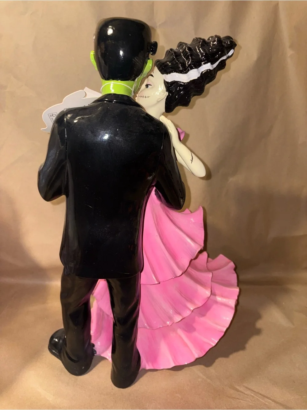 NEW Goblin & Ghoul 16” Dancing Frankenstein & Bride of Frankenstein Figurine